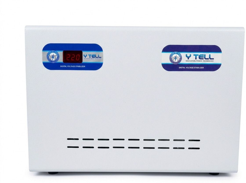 YT YTELL 4 KVA 150V-300V Voltage Stabilizer for AC upto 1.5 ton(White)