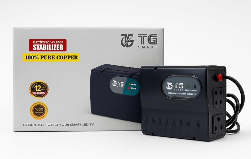 TG SMART ‎TGS400RS VOLTAGE STABILIZER(Black)