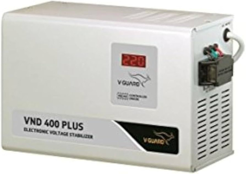 V-Guard VND 400 Plus voltage stablizer(White)