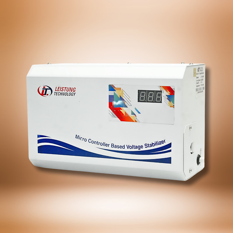 Leistung Technology LT AC 4KVA 110-300V Automatic Voltage Stabilizer for 1.5 Ton AC Digital Display 3 Year Warranty(White)