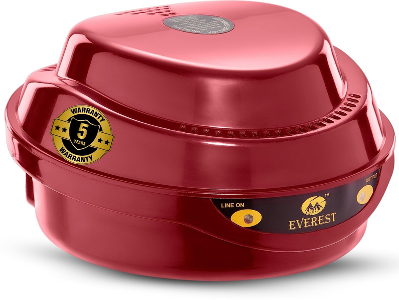 EVEREST EPS 50 CR Voltage Stabilizer for Refrigerator upto 300 litre (Working Range : 130V - 290V)(Cherry Red)