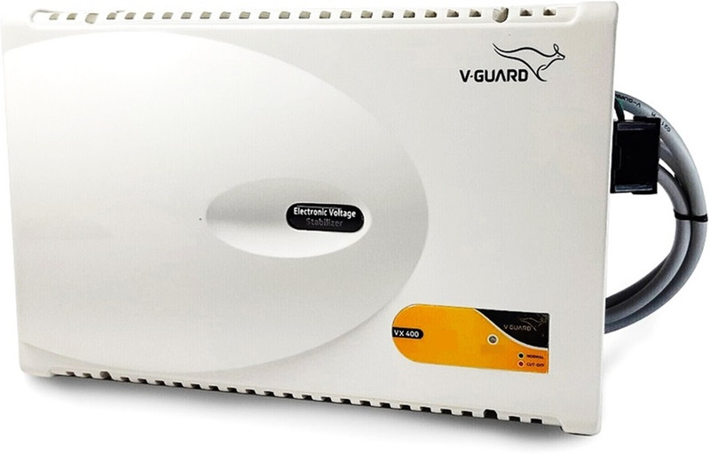 V-Guard VG 400 for 1.5 Ton A.C (170V To 270V) Voltage Stabilizer(Grey)