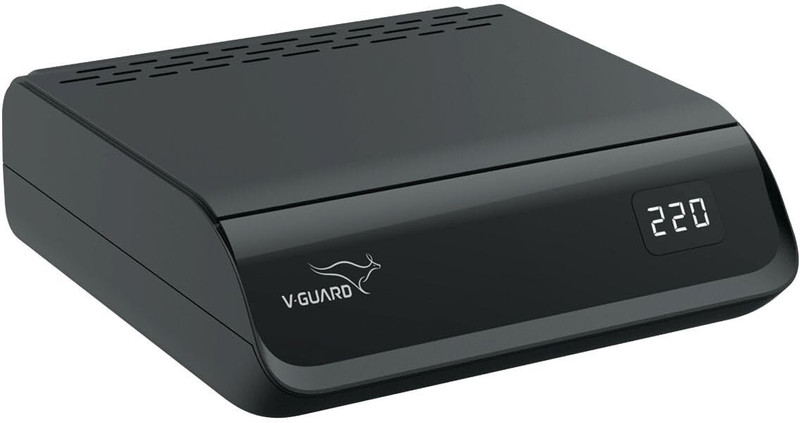 V-Guard crystal TT 100 Plus for 55 inch TV (90V To 290V) Voltage Stabilizer(Black)