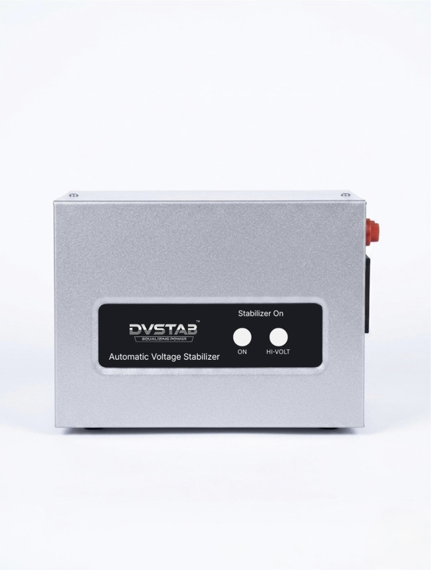 DVSTAB T-300 Automatic Voltage Stabilizer Upto 165cm (65 inch) TV + Set Top Box /Home Theatre(Silver)