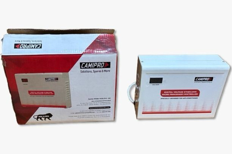 CARRIER MS413E2401221 VOLTAGE STABILISER WORKING RANGE(130-270V) SUPPRTED UPTO 1.5 TON(Red)