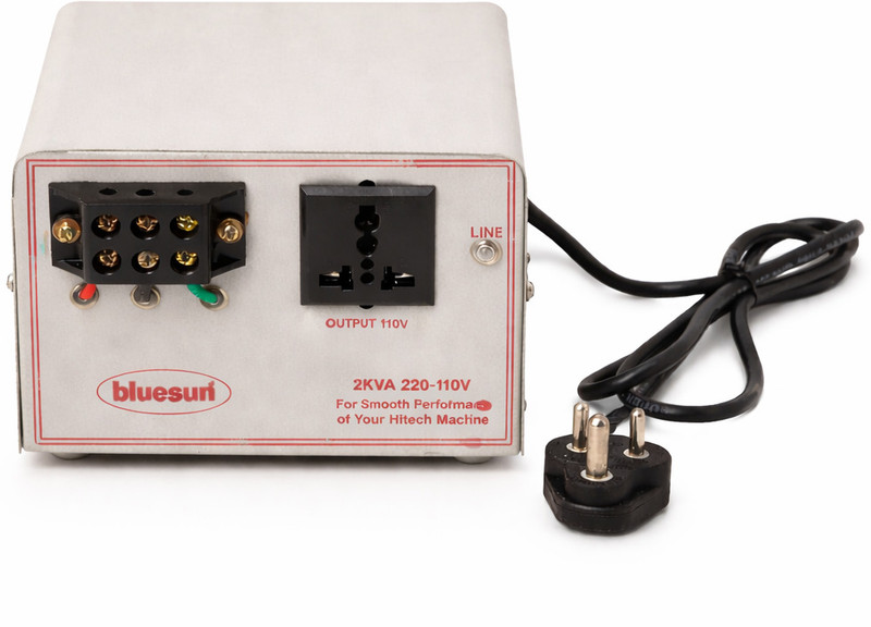 BLUESUN 500Watt 220V-110V Step Down Transformer(Cream)