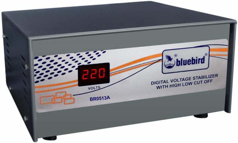 Bluebird 0.5kva 130v - 280v Copper Wounded VOLTAGE STABILIZER(Black)