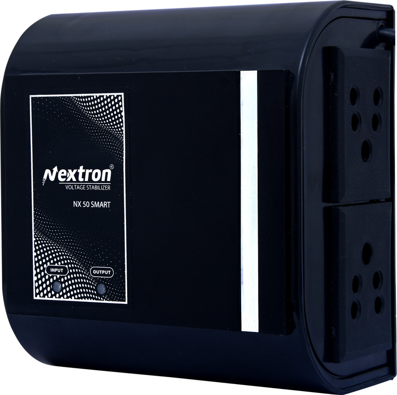 Nextron ABS 50 SMART VOLTAGE STABILIZER FOR LED/SMART TV UP TO 40 INCH WALL MOUNT(Black)