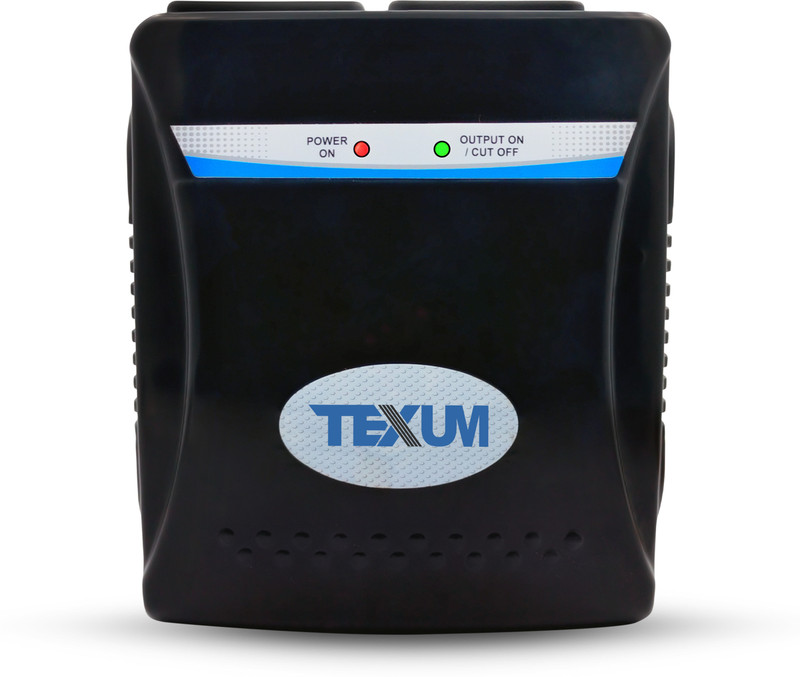 TEXUM TVS-HK7 TV Voltage Stabilizer upto 140cm(55")Smart/LED TV+ Set Top Box(90-300V)(Black)