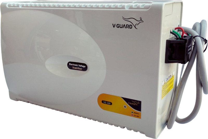 V-Guard VG 400 for 1.5 Ton A.C (170V To 270V) Voltage Stabilizer(Grey)
