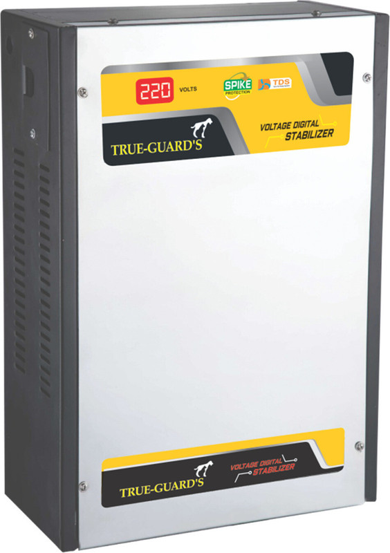TrueGuards TG5440 5kVA Voltage Stabilizer (110V to 440V) Double Phase Wide Working Range for Office or Home Electrical Products(Silver)