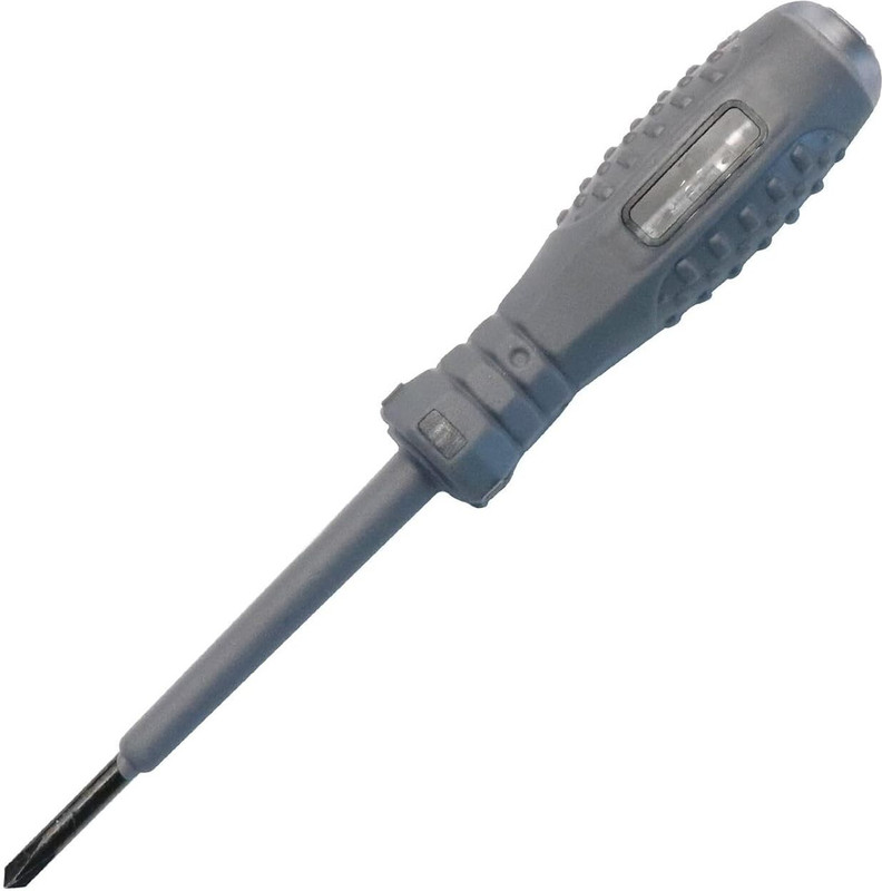 PKT Electric Pen Tester Flat/Cross Screwdriver Magnetic Tip Black Oxide Finish Digital Voltage Tester