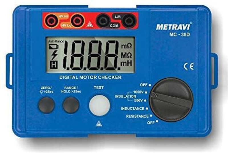 Metravi MC-38D Motor Checker Digital Voltage Tester