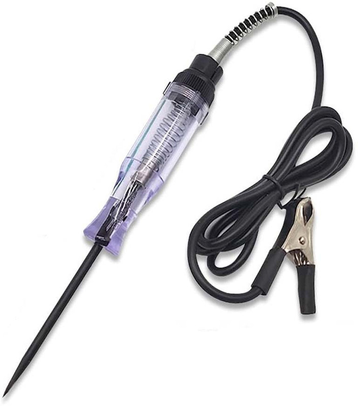 DYTOOLS Test Light Automotive, Circuit Tester, Heavy Duty Light Tester, 6V-24V Analog Voltage Tester