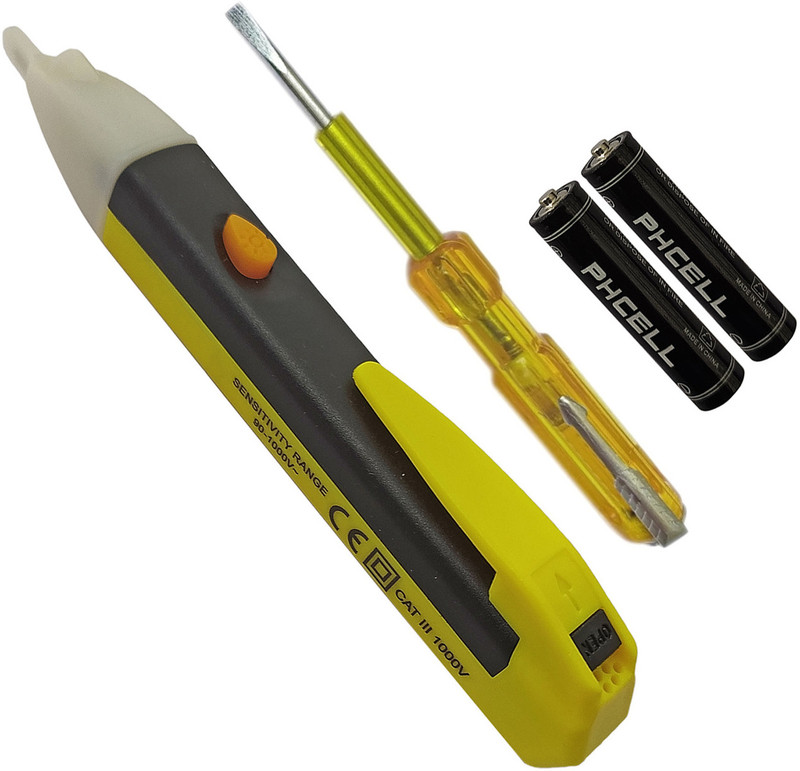 Inditrust new 1pc Non-Contact voltage tester with electric tester 90~1000V AC Analog Voltage Tester