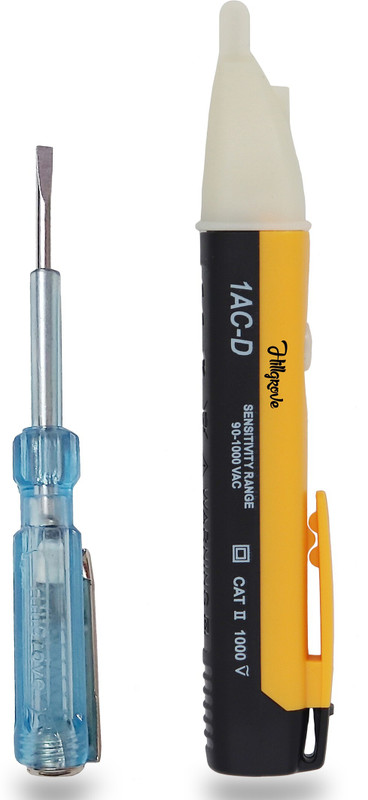 Autofledge AFVL1 Electrical Line Tester + Non Contact Voltage Detector/Tester Pocket Pen Analog Voltage Tester