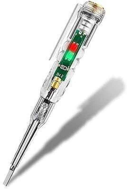 DR.GADGET Electrical Tester Pen Voltage Sensitivity Compact Pen Dual Color LED Light Digital Voltage Tester