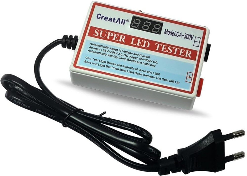 Rashri LED Tester Output Multipurpose Lamp TV Backlight Tester 0-300V for All Lights Digital Voltage Tester