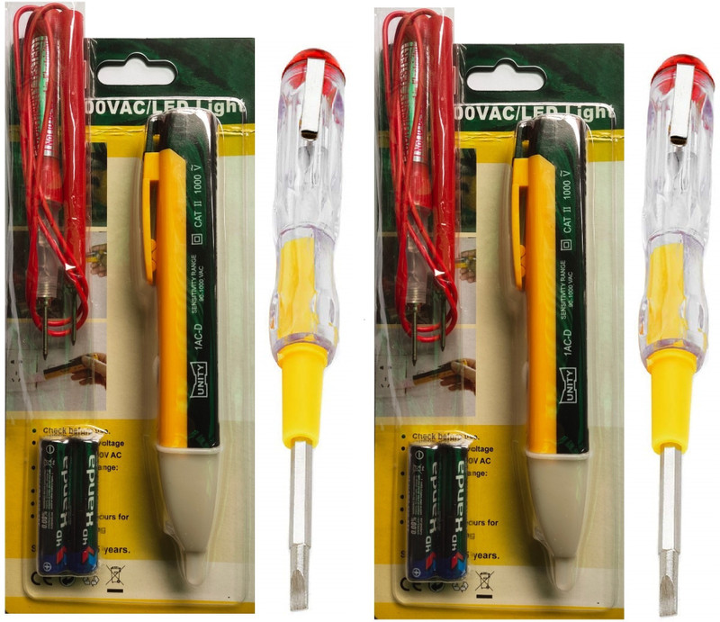 Gadariya King 2 Combo Voltage Tester + Electrical 2IN1 Line Tester Continuity Tester Analog Voltage Tester