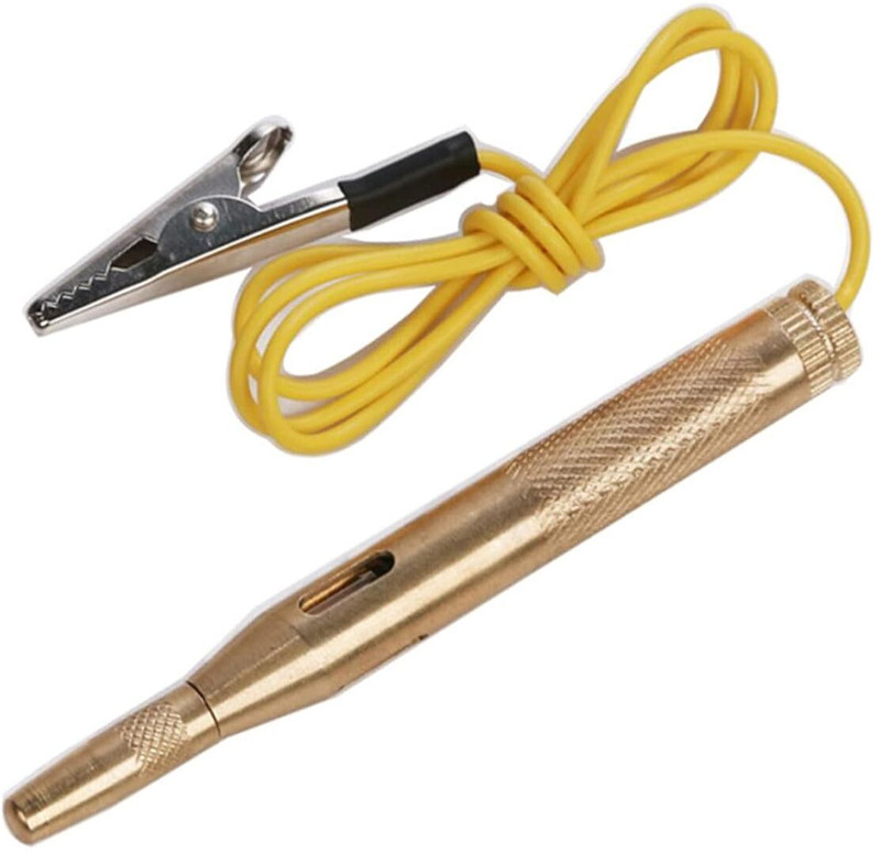 AASONS AASONS DC 6-24V Stainless Steel and Copper Auto Car Circuit Tester Analog Voltage Tester