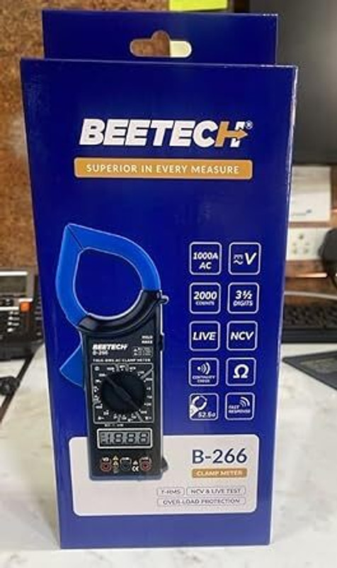BEETECHE BEETECH B-266 DIGITAL CLAMP METER CURRENT MEASURMENT Digital Voltage Tester