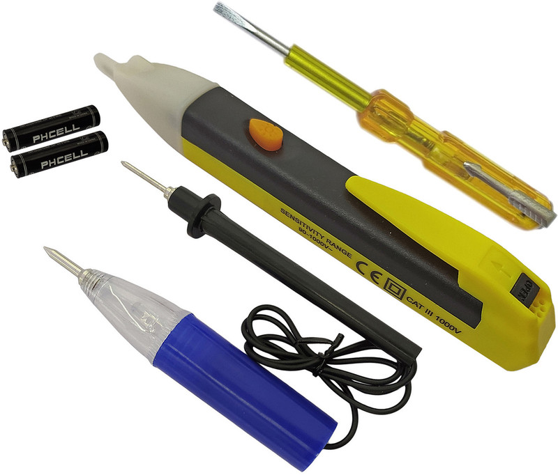 Inditrust new High Quality 1pc Voltage Alert Tester and 1pc Continuity Tester Analog Voltage Tester