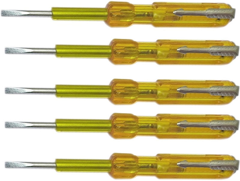 Inditrust New 5pc Electric Tester set Analog Voltage Tester