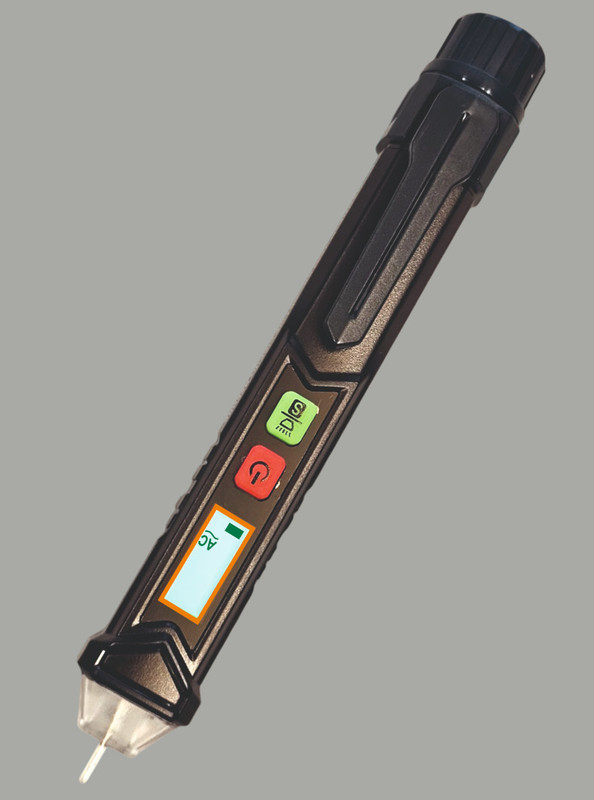 HTC AC-IV Pen Type Voltage Detector With Display (Yellow And Black , Plastic) Digital Voltage Tester