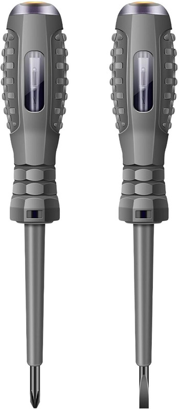 DYTOOLS for Enhanced Efficiency, Dual-Use Design with Neon Light Display for AC/DC Digital Voltage Tester