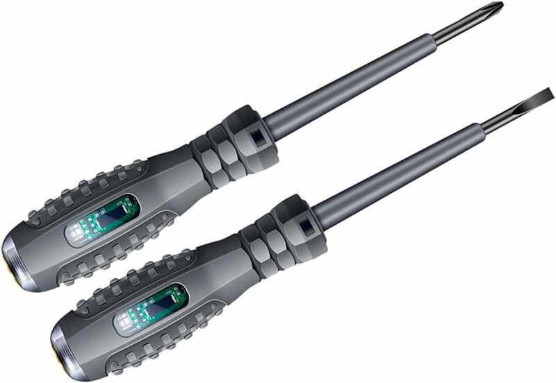 DYTOOLS Neon Bulb Pen Tip Non-Contact Insulated Electrician Test Pen Digital Voltage Tester