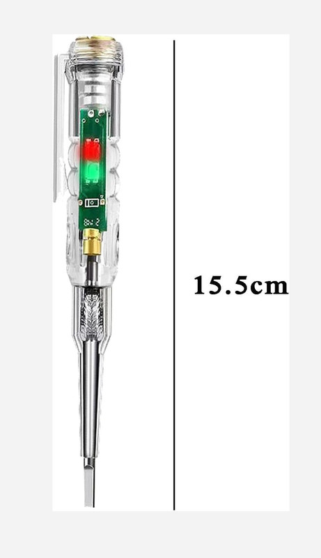 HOME N TECH Multifunction Dual LED AC-DC Light Tester Pen Analog Voltage Tester