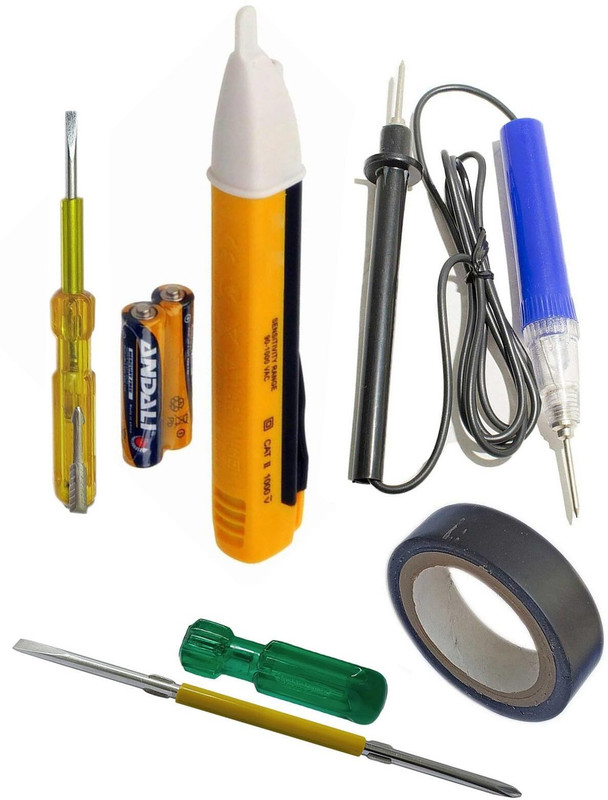 Inditrust 2-in-1 Electrical Testing Pen with Screwdriver Digital Voltage Tester