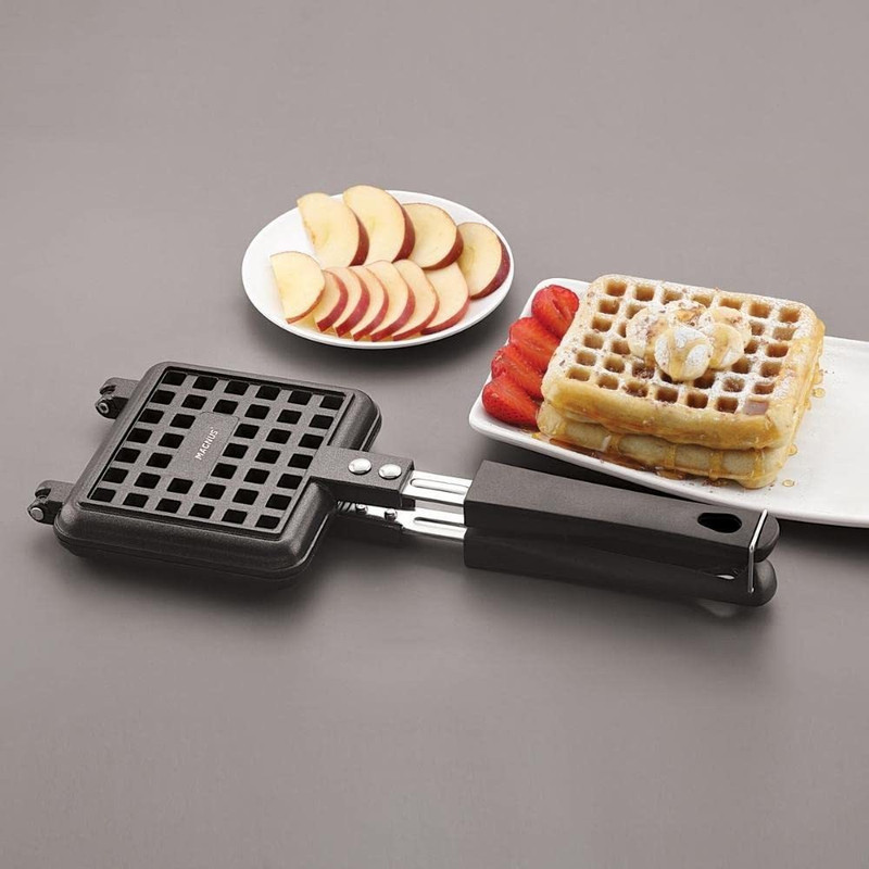 MYYNTI Non-Stick Waffle Maker Egg Waffle Pan Cake Baking Mold Gas Toaster Baking Tool Waffle Maker