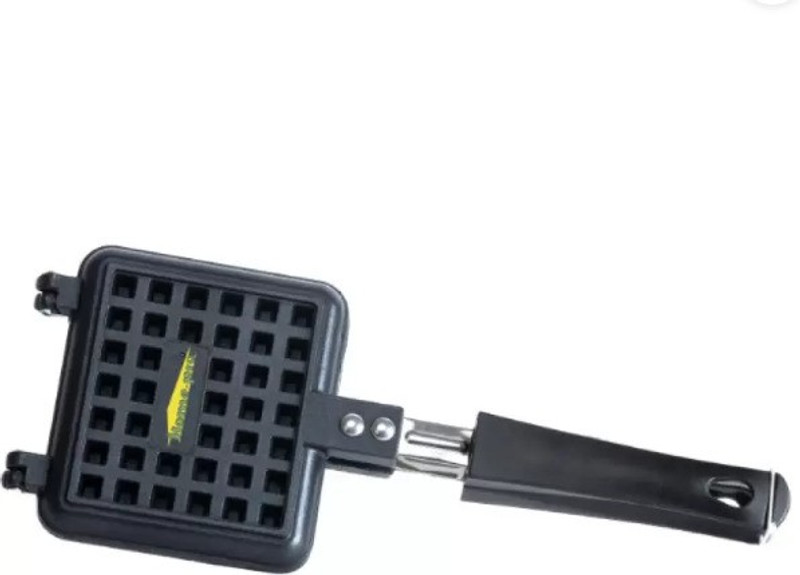 Home-pro Black Handle Waffle Maker Mould for Gas Burner Stove Non Stick Waffle Maker