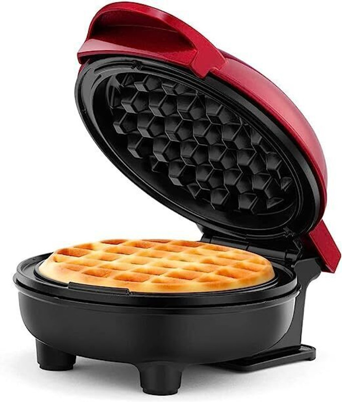 FIVANIO Machine for Individual Belgian Waffles, Pan Cakes, Paninis or Other Snacks Waffle Maker