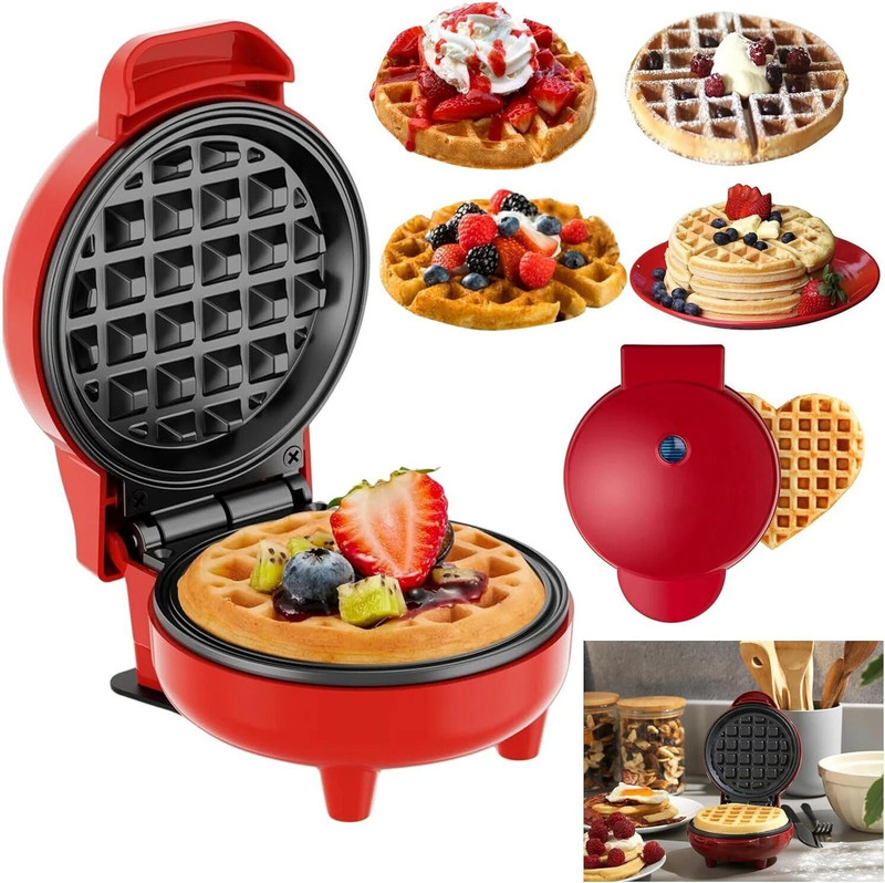 OASIS 3 IN 1 Waffle Maker Iron Cast for Home, Kids, Belgian Wafles, Pan Cakes ,Paninis Waffle Maker