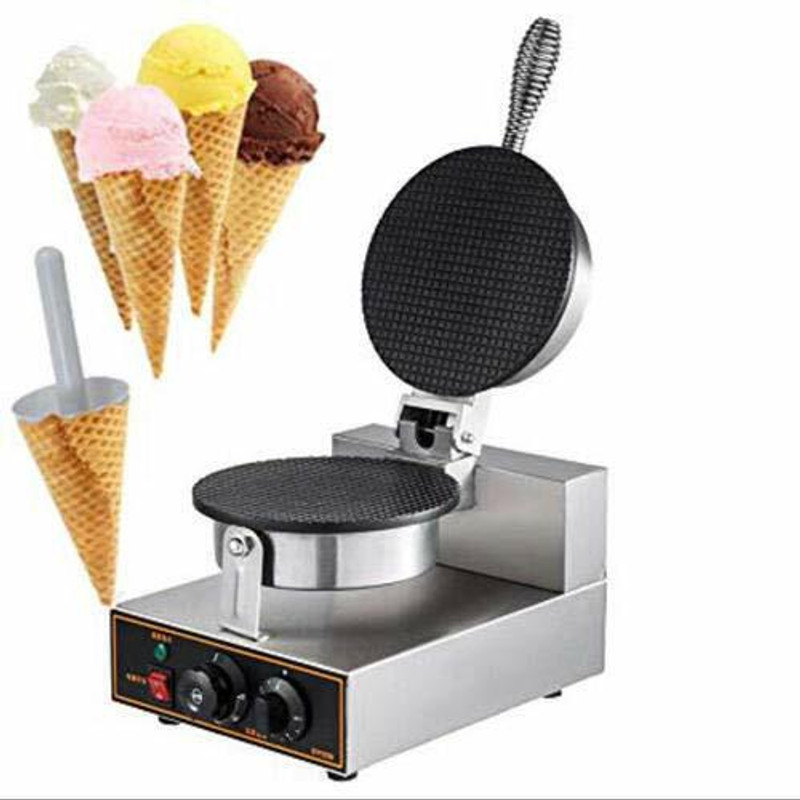TEVM Waffle Cone Maker Machine Ice Cream Cone 4 year Warranty Waffle Maker