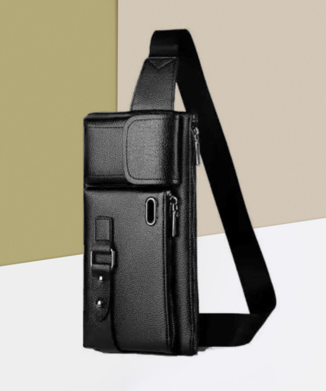 Wriggle Waist Adams Fanny Bag with Adjustable Strap for Daily Life and Travel Waist Bag Waist(Black)