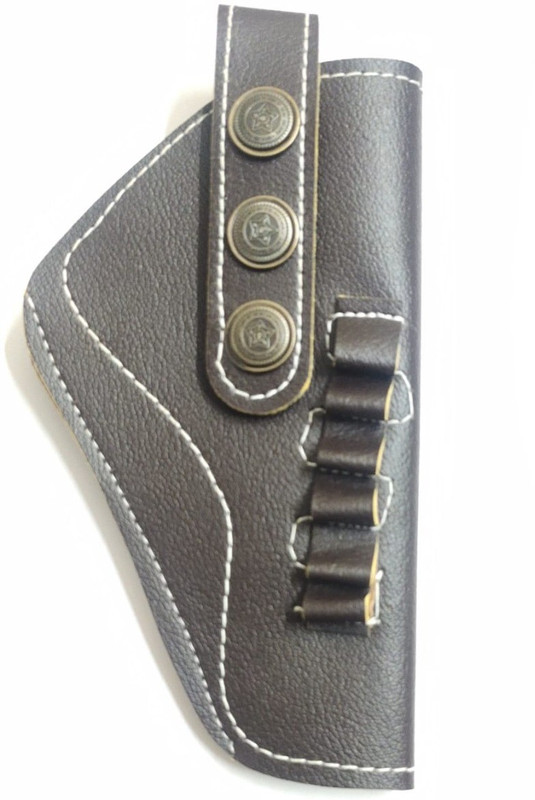 JGG Jain Gift Gallery 9 mm Handgun Pistol Belt Holster Handgun Pistol Belt Holster (Grey) Handgun Pistol Belt Holster(Grey)