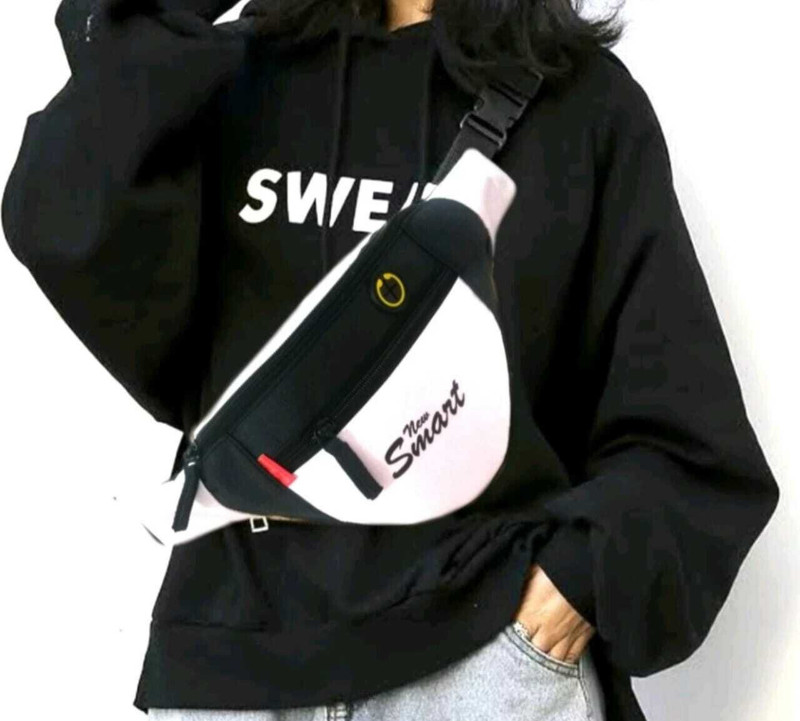 Nsmart "Carry your essentials in style with our trendy Waist Bags waist bag , funny pack or belt bag(Black)