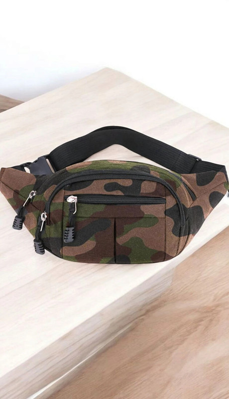 New Purse Waist Bag side bag fanny pack pack Suitable for Travel waist bag fanny pack Suitable for Travel(Khaki)