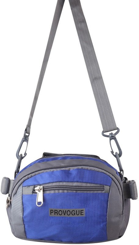 PROVOGUE Unisex Waist bag Purple Grey Waist bag(Purple, Grey)