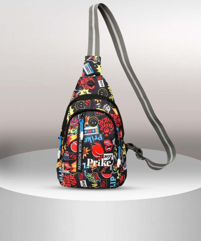 fkhbags chester printted bag Shoulder Bag Travel Chest Bag printted used unisex .(Multicolor)