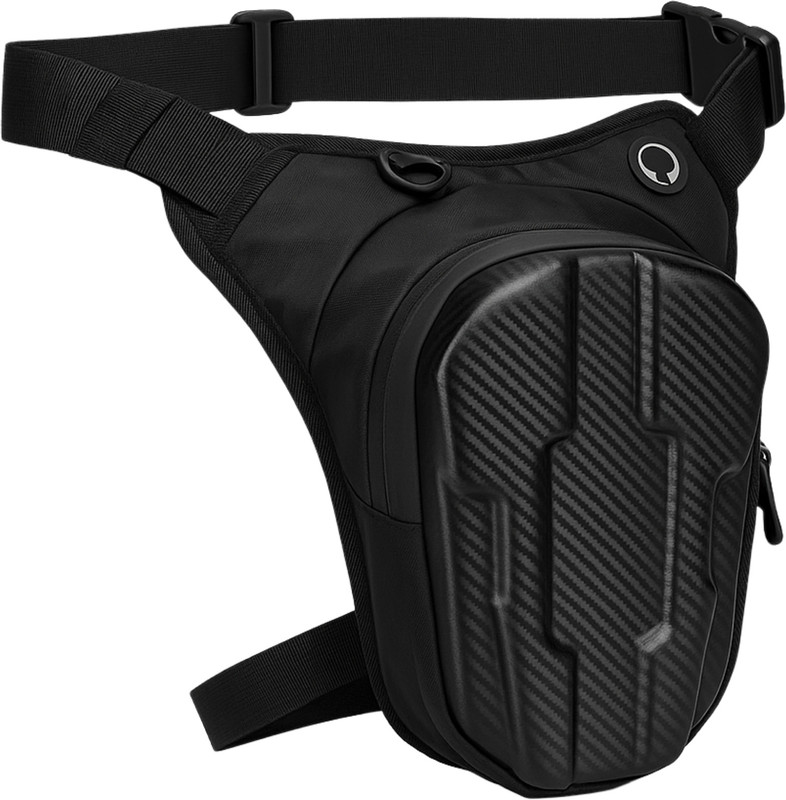 Dr FITZY Turtle Thigh Bag for Bike Riders, 5 In 1 Tactical Rider Bag For Bikers Bike Riding Bag For Men(Black)