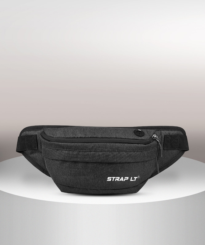 Straplt Waist Bag Pack Carrying All Phones for Running Walking Traveling Waist Bag(Black)