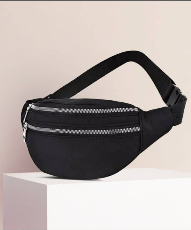 DEVINEX Waist Pack for Travelling, Hiking, Running Waist Bag (Black) Waist bag07(Black)