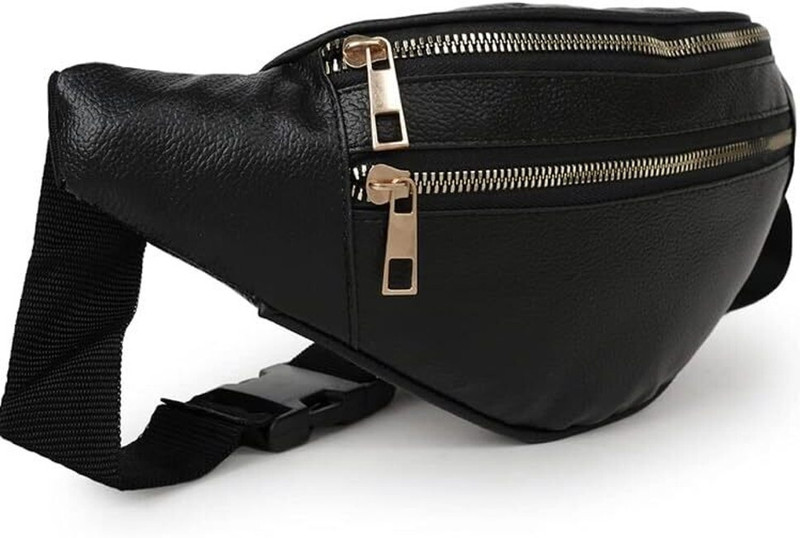 Worldstar Beautyful Unisex Multi Utility Bag/Waist Pack for Travelling, Hiking, Running Waist Bag(Black)