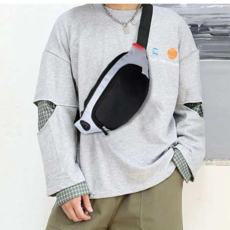 WaistWish Unisex Waist Bag for Men & Women Waist Bag(Black)