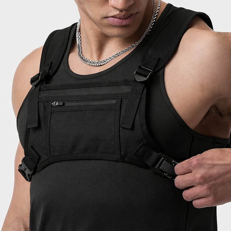 CoperX Waist bag Hiking bag runners bag Waist bag(Black)