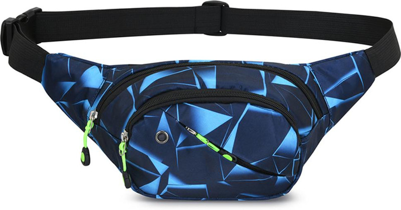 PROBEROS Waist Bag for Men Women, Waterproof Chest Bags Stylish Fanny Pack Lightweight Waist Bag(Blue)